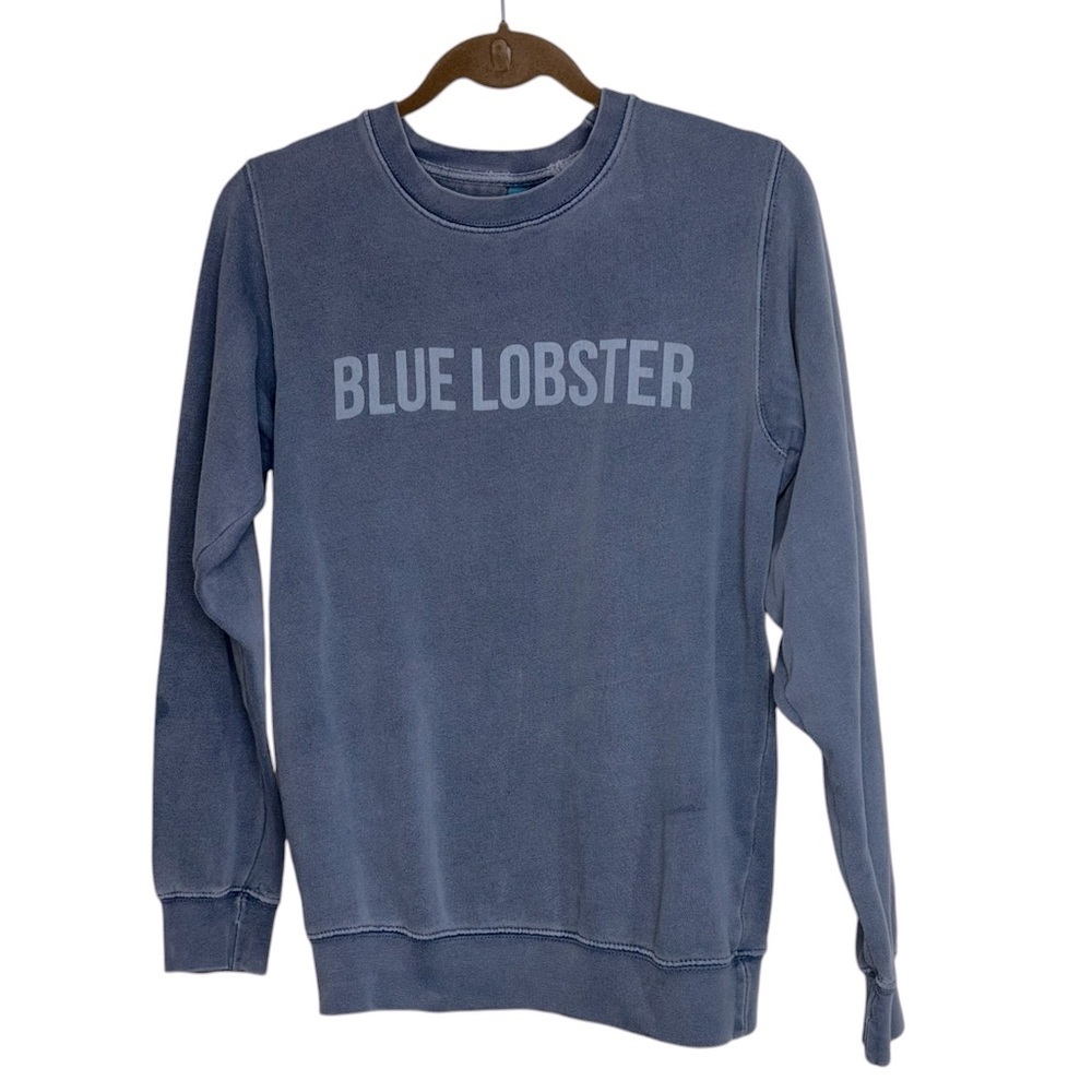 Blue Lobster Sweatshirt Women's XS Extra Small Logo